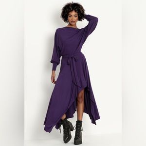 BlackMilk Clothing THE DANCE TEACHER VIOLET DRESS - LIMITED